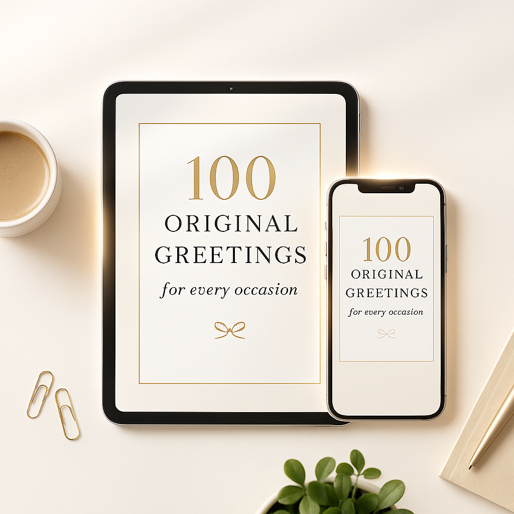 100 Original Greetings for Every Occasion - Payhip