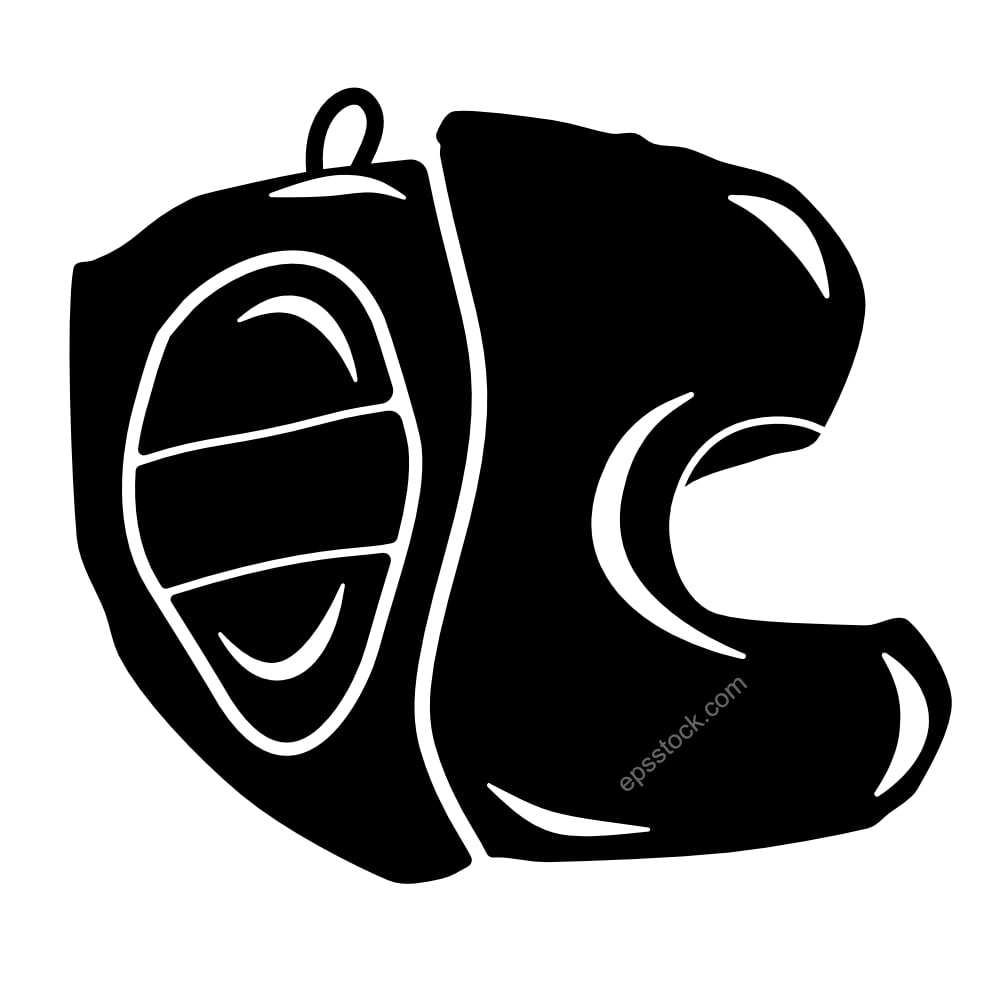 Jaw and Nose Protector Boxing Headgear