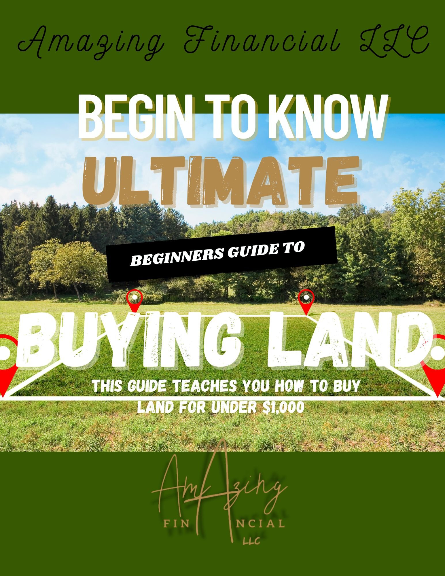 AFLLC Buying Land For Under $1K E-Book - Payhip