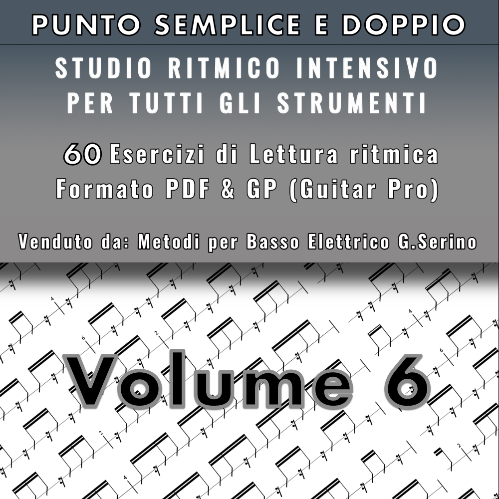 GSDev metodi per Basso Elettrico figure sincopate