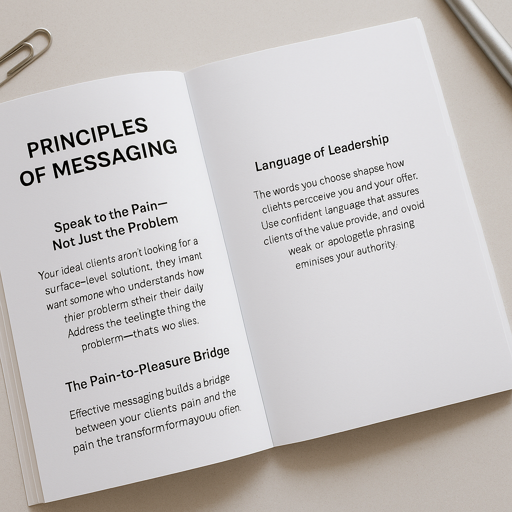 Preview of The Business Catalyst Bundle mindset and leadership section teaching entrepreneurs how to shift from chaos to clarity and create sustainable business systems.