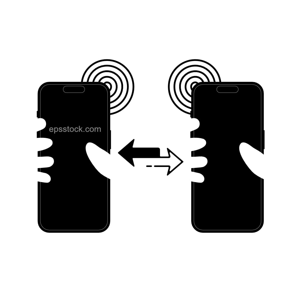 data transfer between smartphones