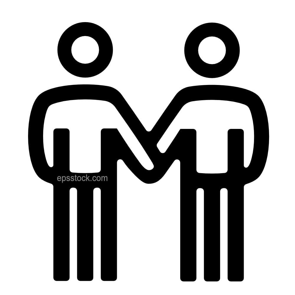 Two people holding hand in hand
