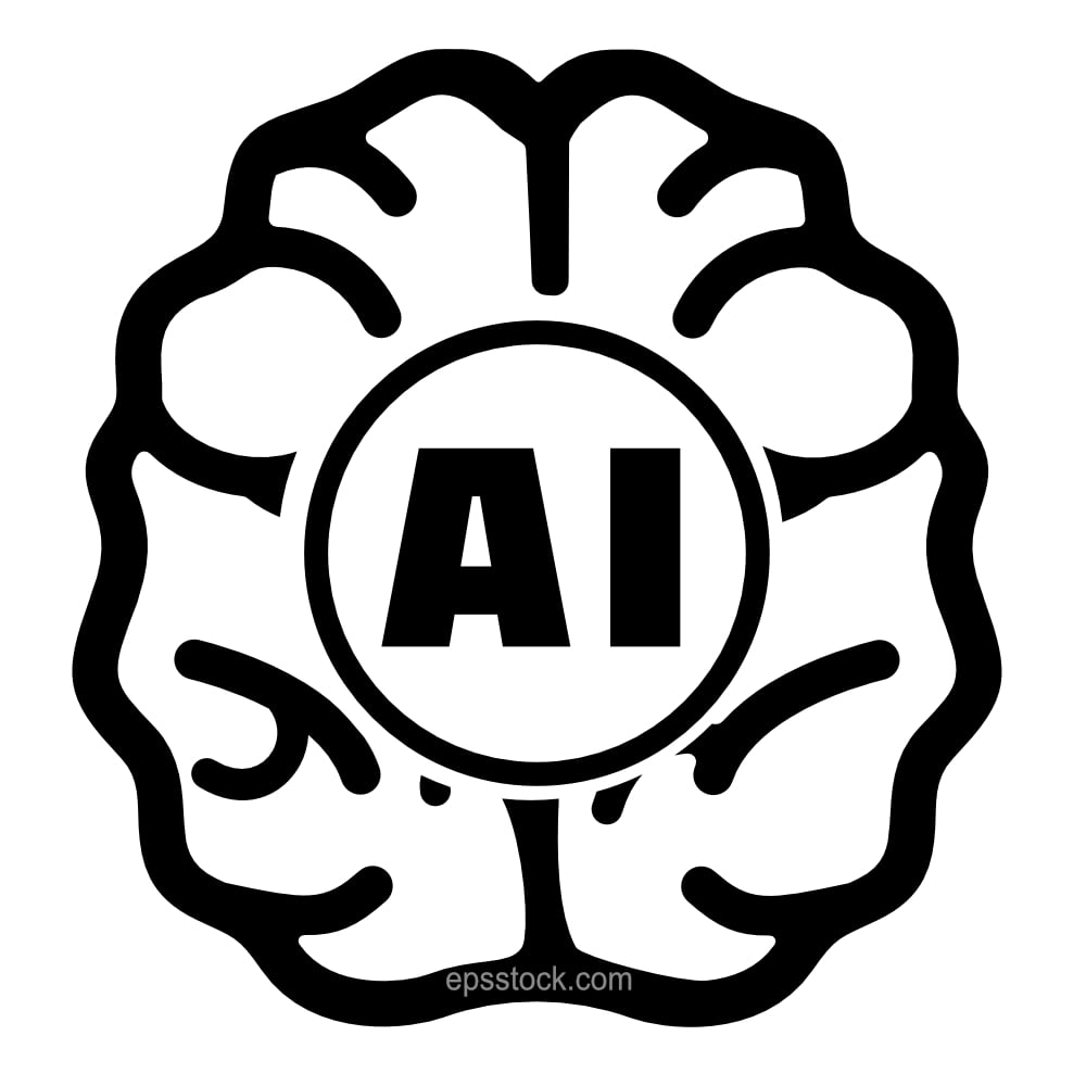 Artificial intelligence symbol