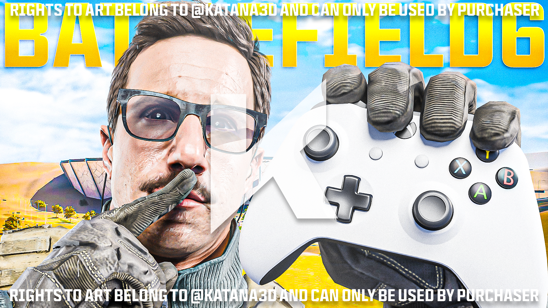 Battlefield Thumbnail - BF6 Xbox Controller (Text NO Text) - Payhip