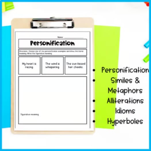 Translanguaging Figurative Language for ELL Students (English and Spanish)