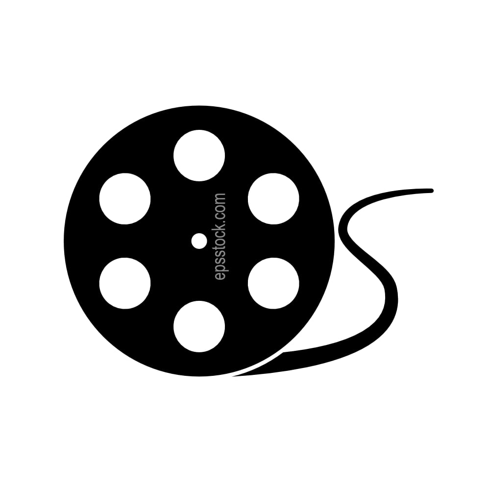 Film reel emblem