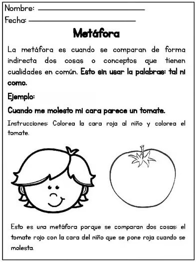 Lenguaje figurado (metáfora, símil, personificación e hipérbole)