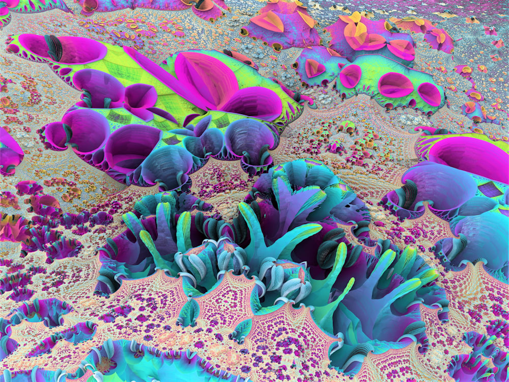 Algorithmic Art, Software Generated 3D Fractal Art
