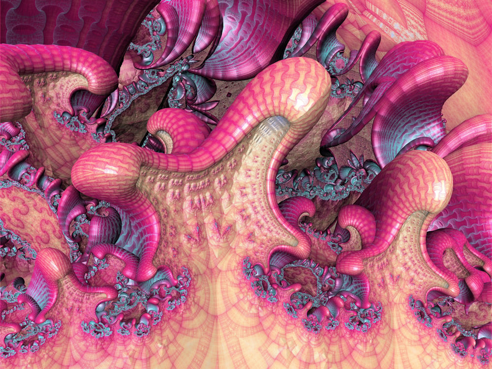 Generative Digital Art, Software Generated 3D Fractal Art