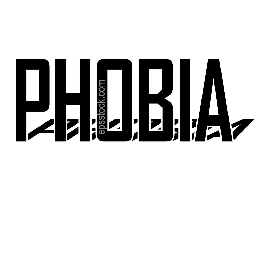 Phobia lettering