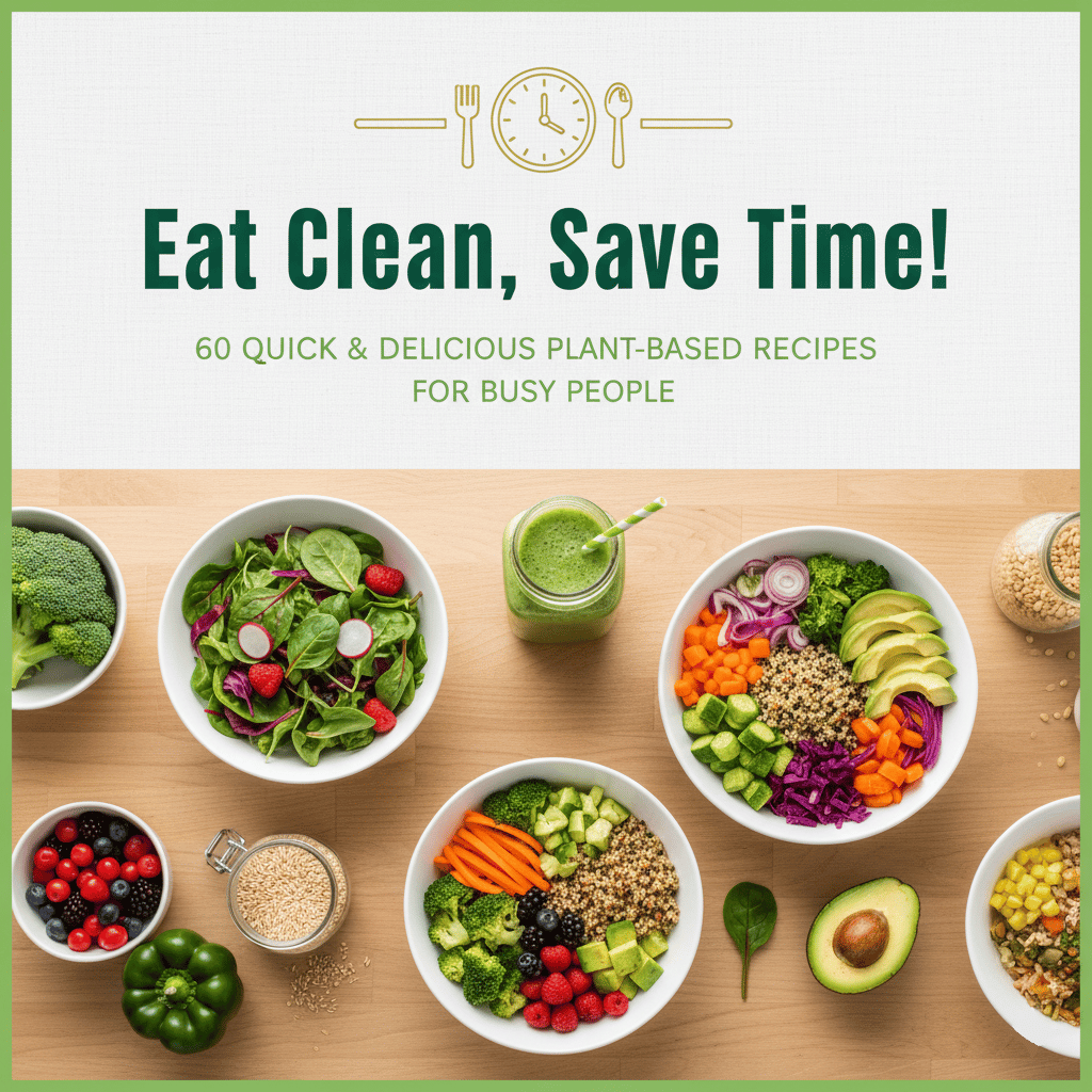 Eat Clean, Save Time! — 60 Quick & Delicious Plant-Based Recipes for Busy People