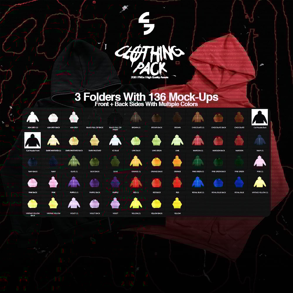 Example layout illustrating tee design graphic applied on a blank clothing mock-up