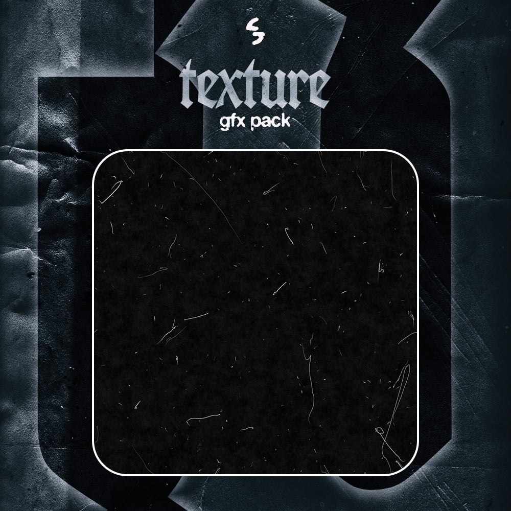 Example application of a grunge texture overlay on a poster design