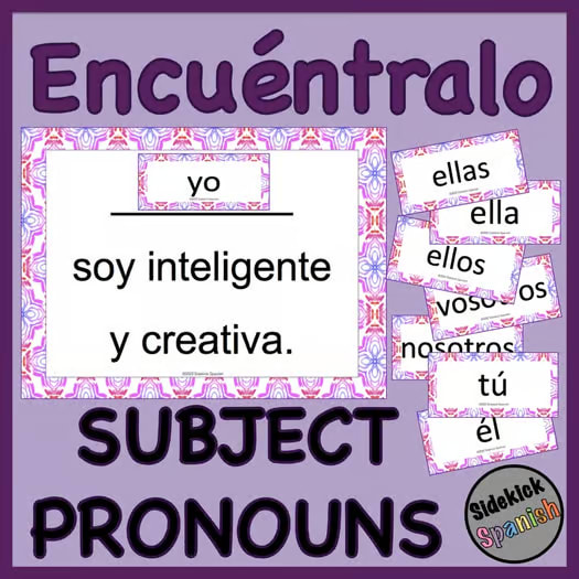 Encuéntralo: Subject Pronouns in Spanish Game