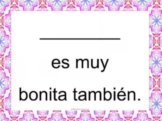 Encuéntralo: Subject Pronouns in Spanish Game