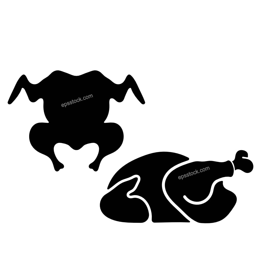 Roasted turkey, Roasted chicken