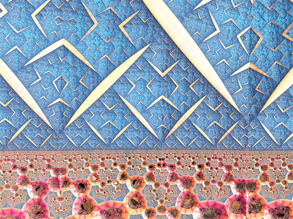 Software generated 3D fractal art