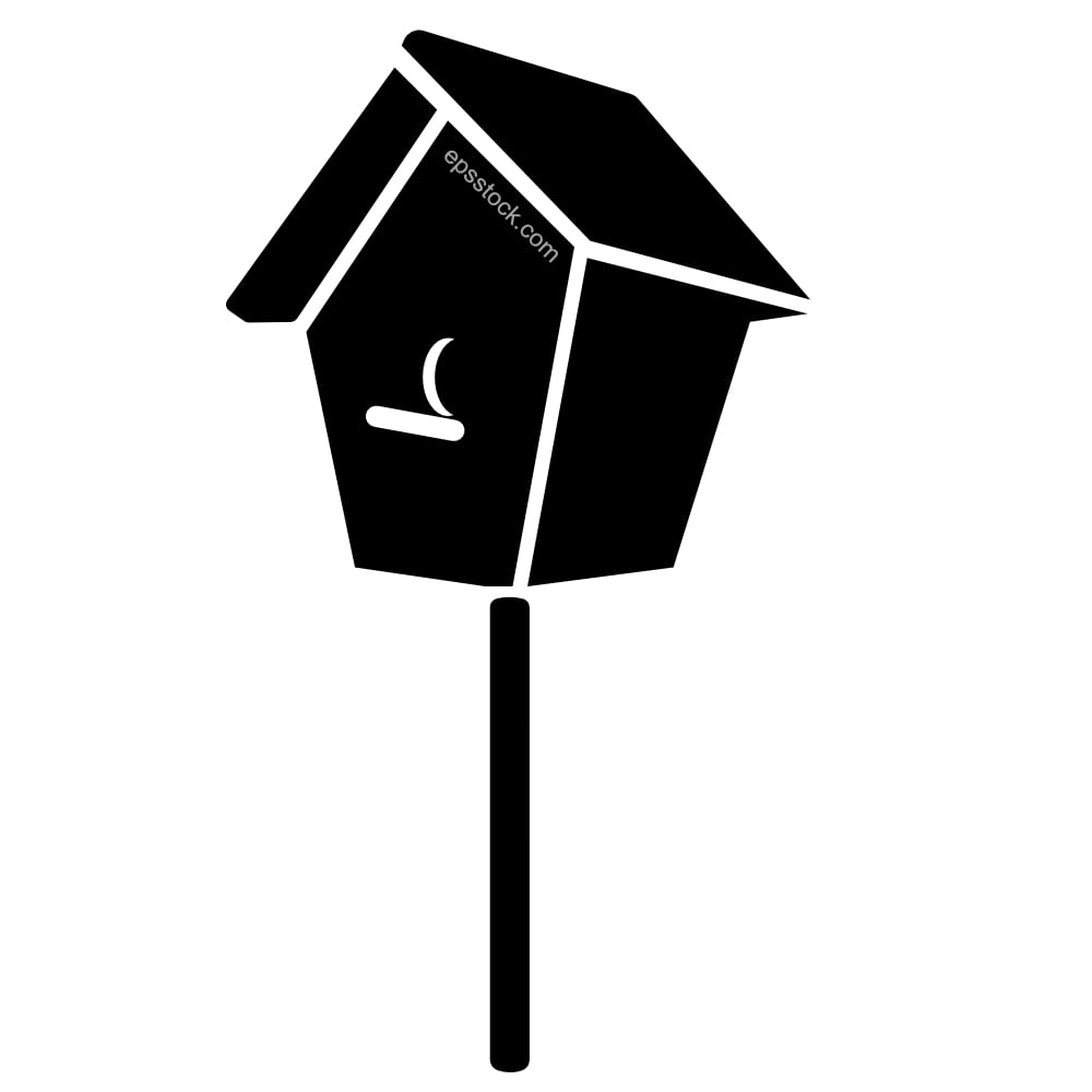 Bird house emblem