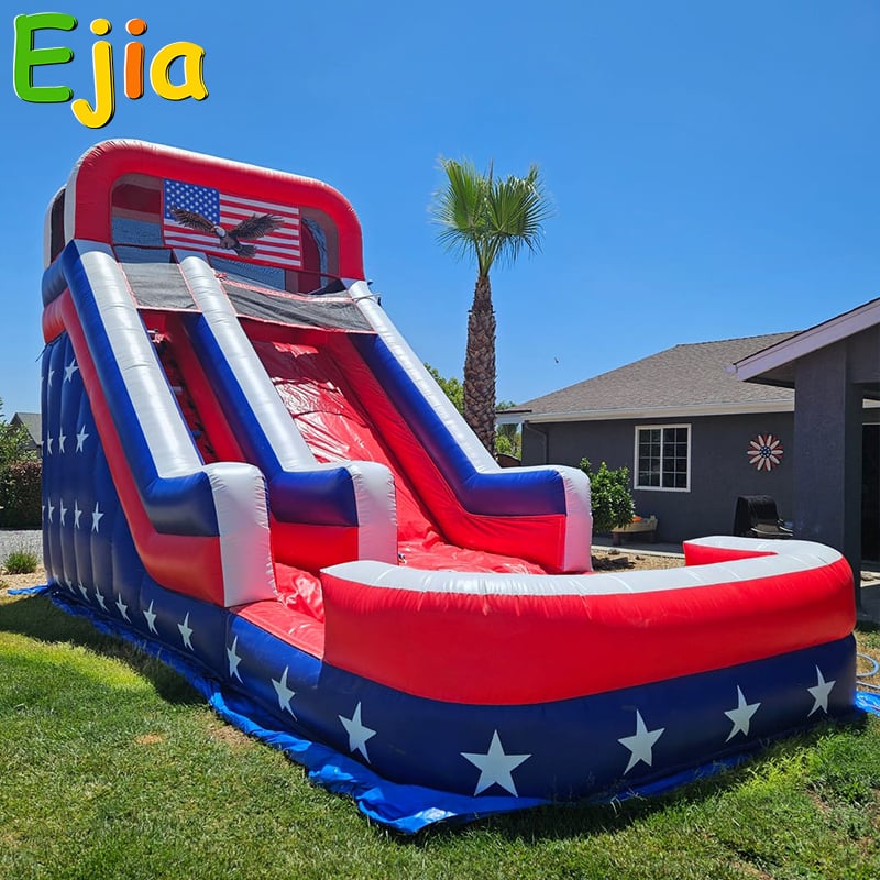commercial-water-slide-american-theme-backyard-party