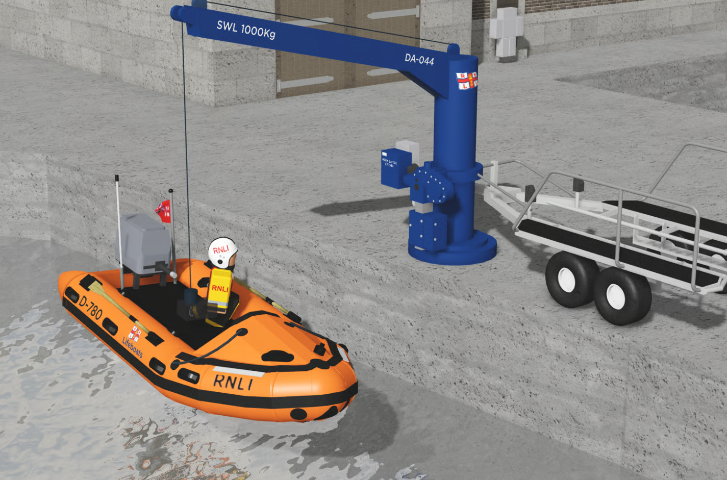 Shanghai Huaxiang Dacheng Rubber Plastics Co., Ltd. SDR-D12, D16, D20, D25 (davit launched type)