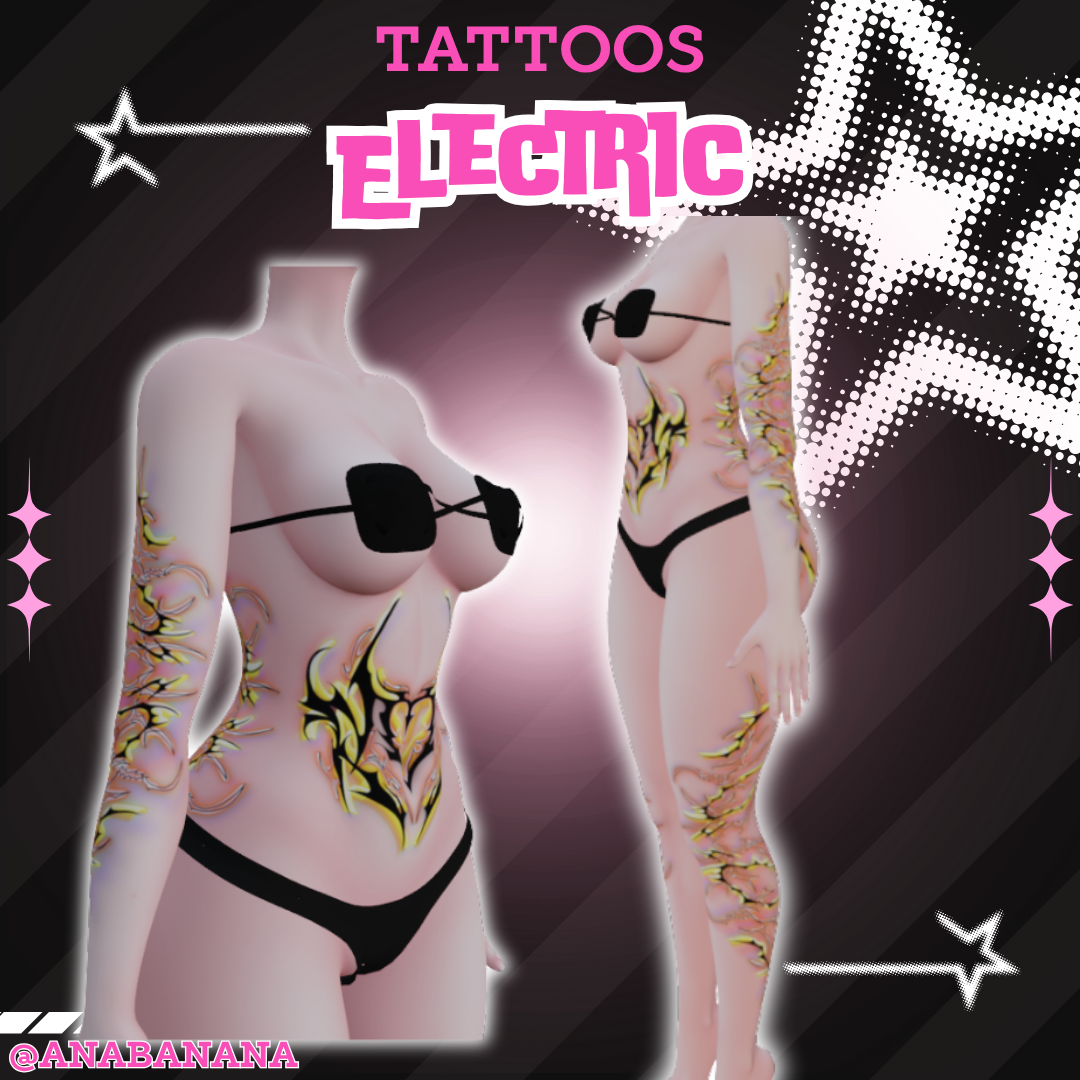 ⚡ Electric Tatts | Vrbase Egirl