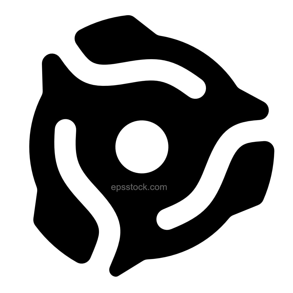 45 rpm record insert