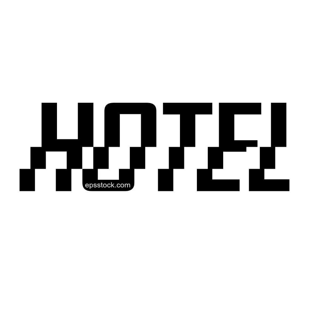 hotel lettering