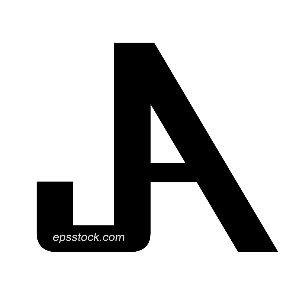 Initial Letters AJ JA