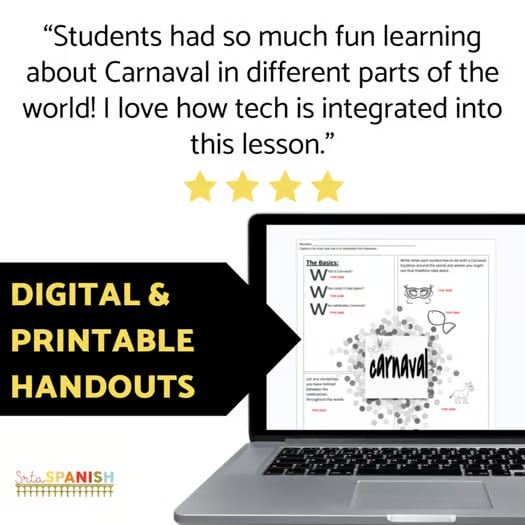 Carnaval Spanish Carnival Virtual Field Trip for Spanish Class IN ENGLISH