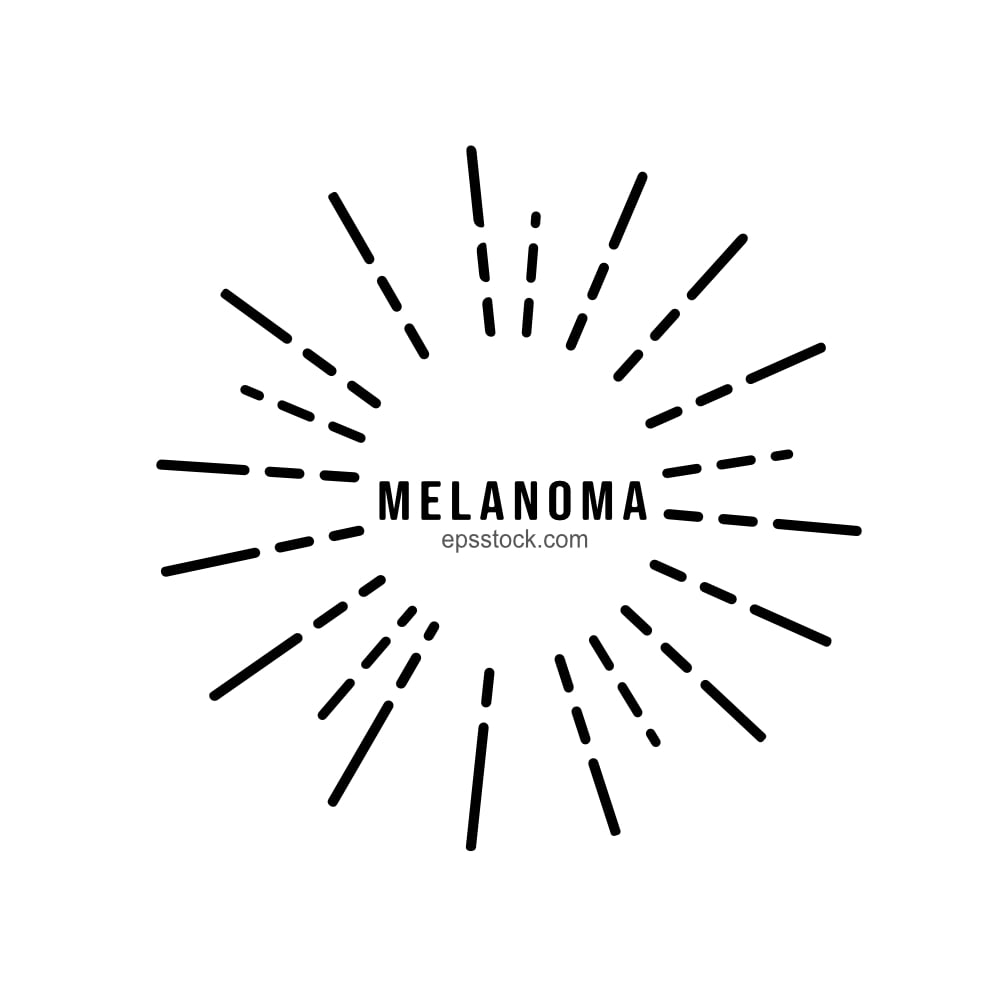 Melanoma lettering