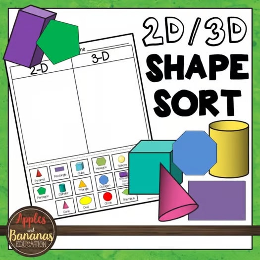 Shape Sort 2-D and 3-D
