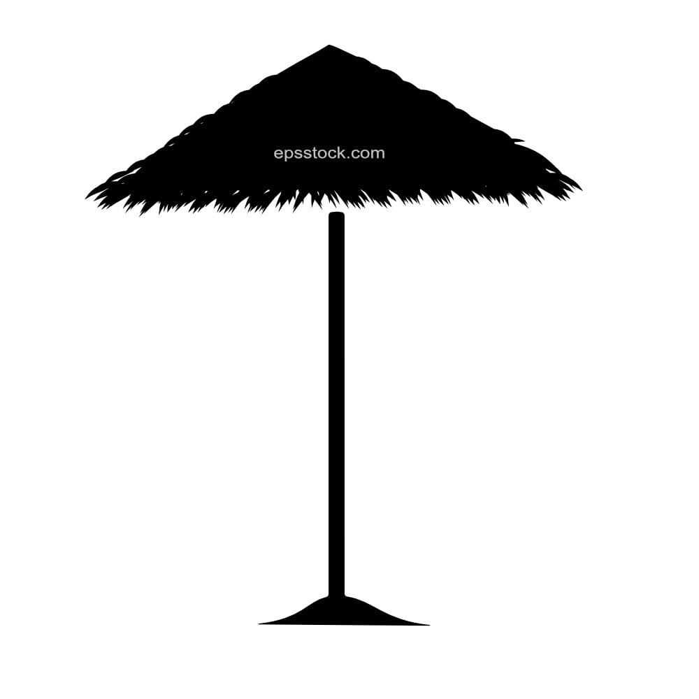 Straw Beach Umbrella