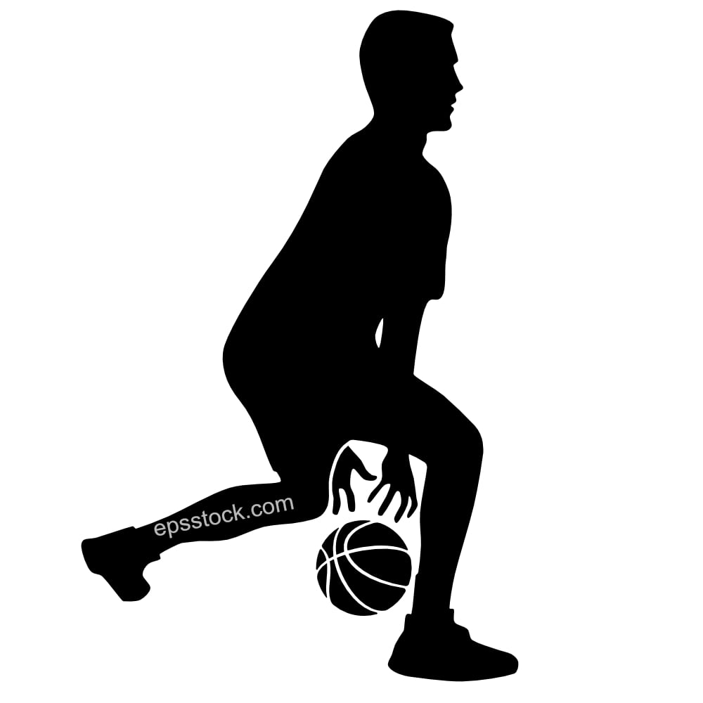 basketball between legs