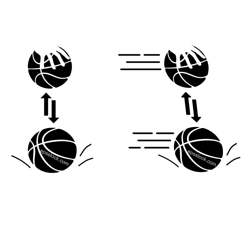 Basketball ball Dribbling