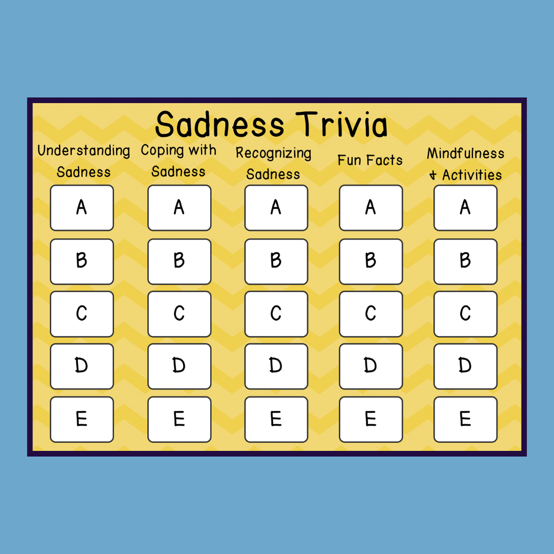 Sadness Questions Sadness Trivia - Payhip