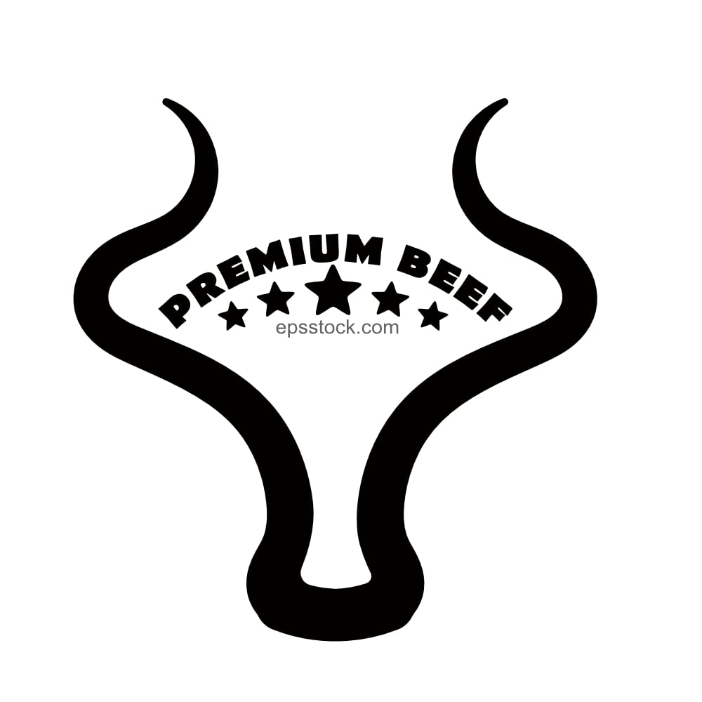 premium beef, stamp