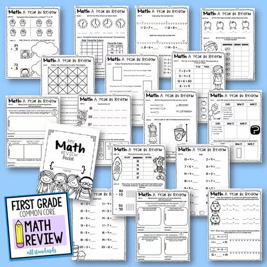First Grade MATH Review