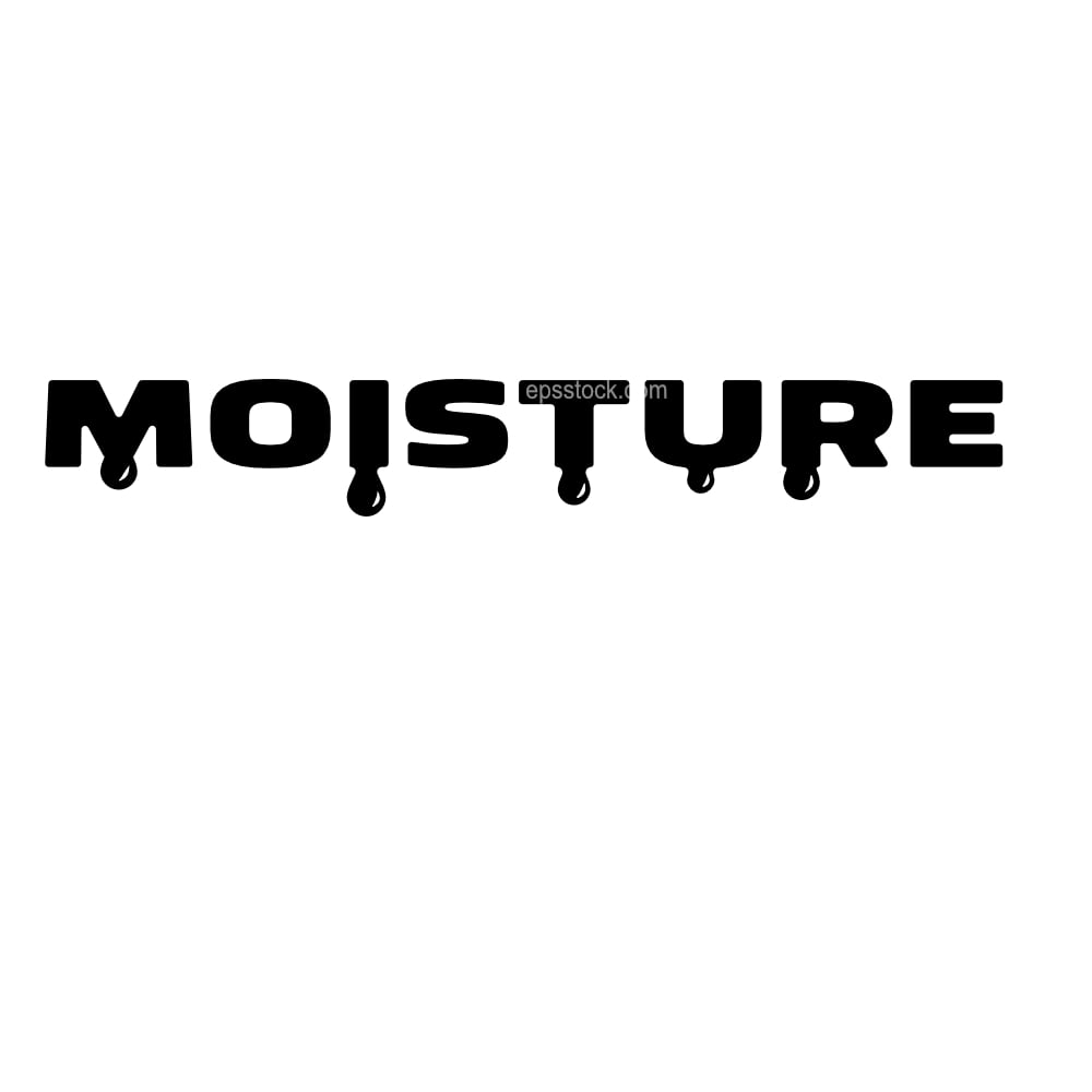 Moisture lettering