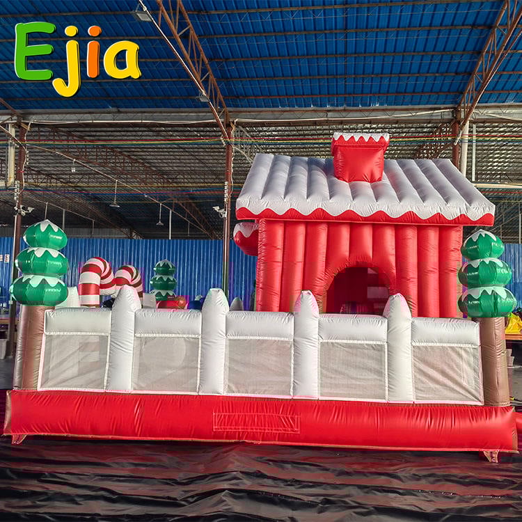 kids-playing-candy-theme-bounce-house-christmas-party