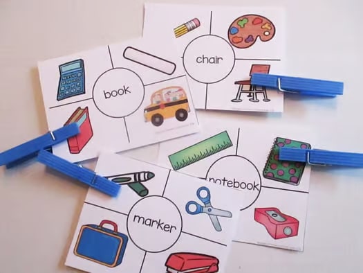 Back To School Vocabulary Games for Early Finishers