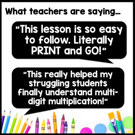 3 Digit by 1 Digit & 4 Digit by 1 Digit Area Model Multiplication Worksheets