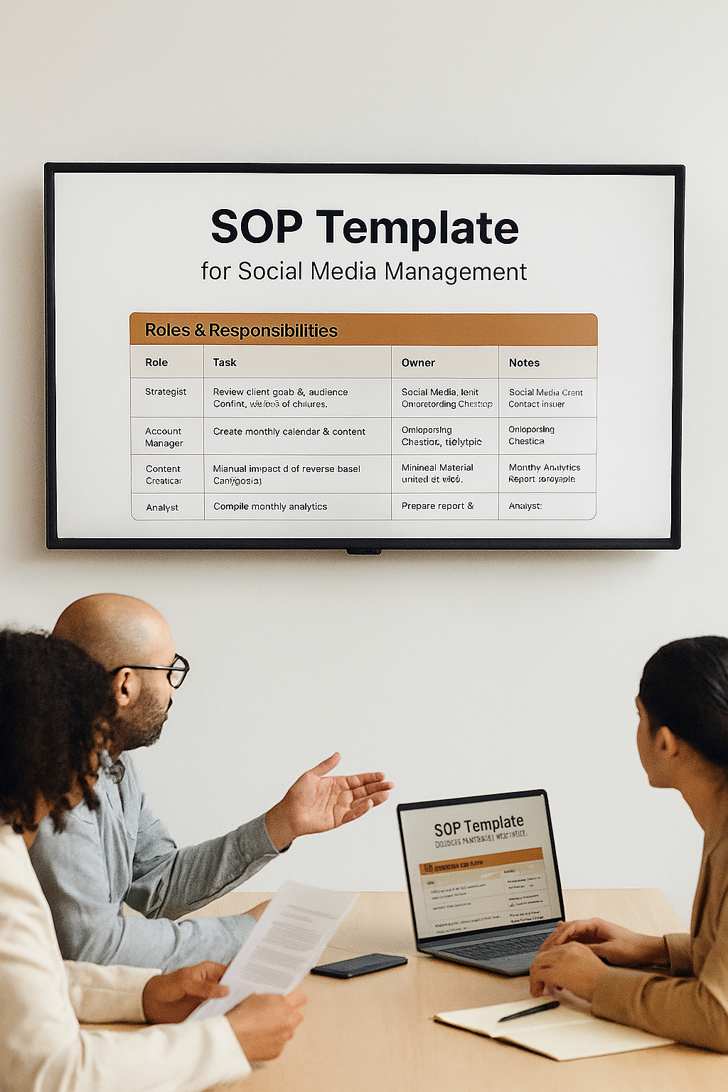 Social Media SOP Template (Editable Word/Google Docs)