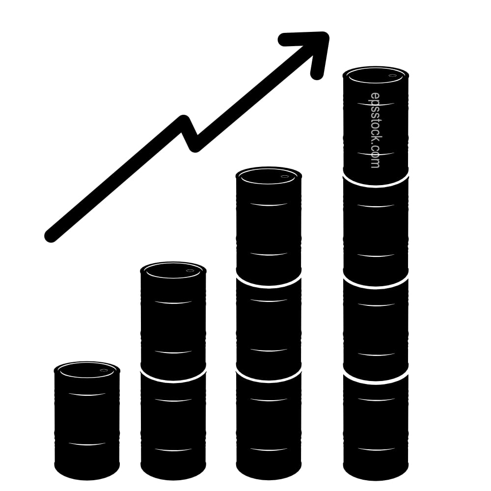 oil price up chart