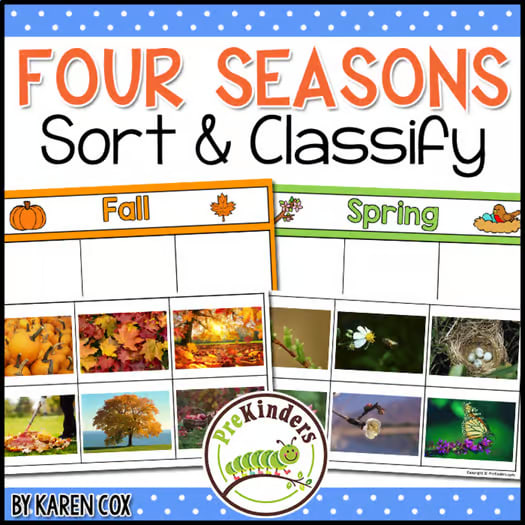Four Seasons: Sort & Classify - Science Center Activity