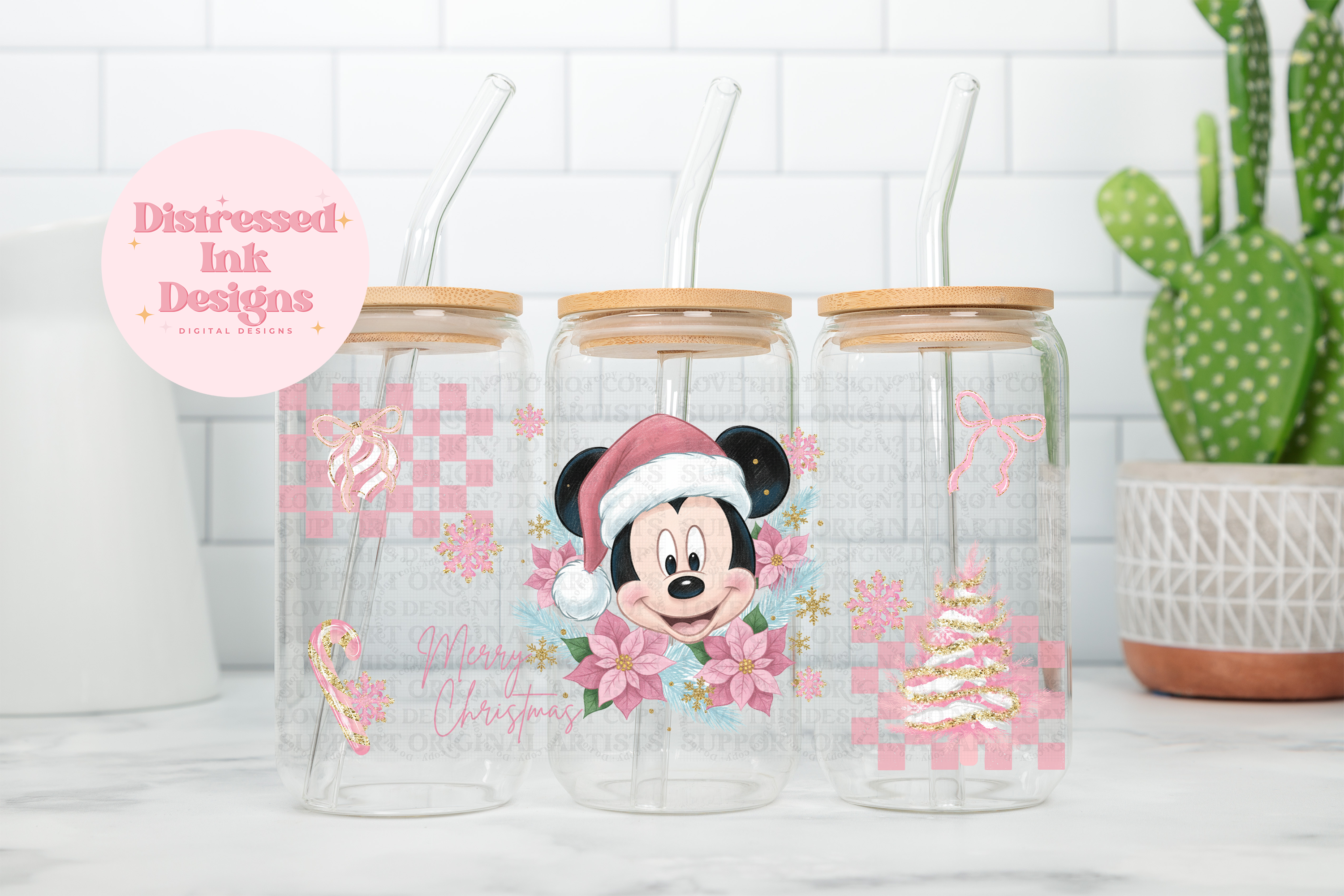 Pink MM 16oz Libbey wrap PNG