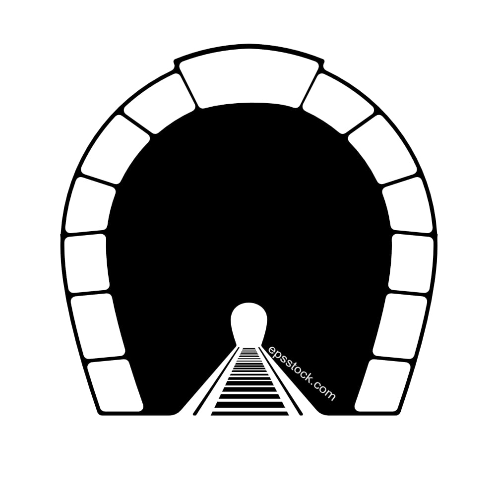 train tunnel logo