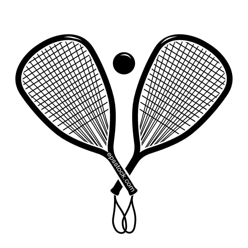 Racquetball Bats Ball