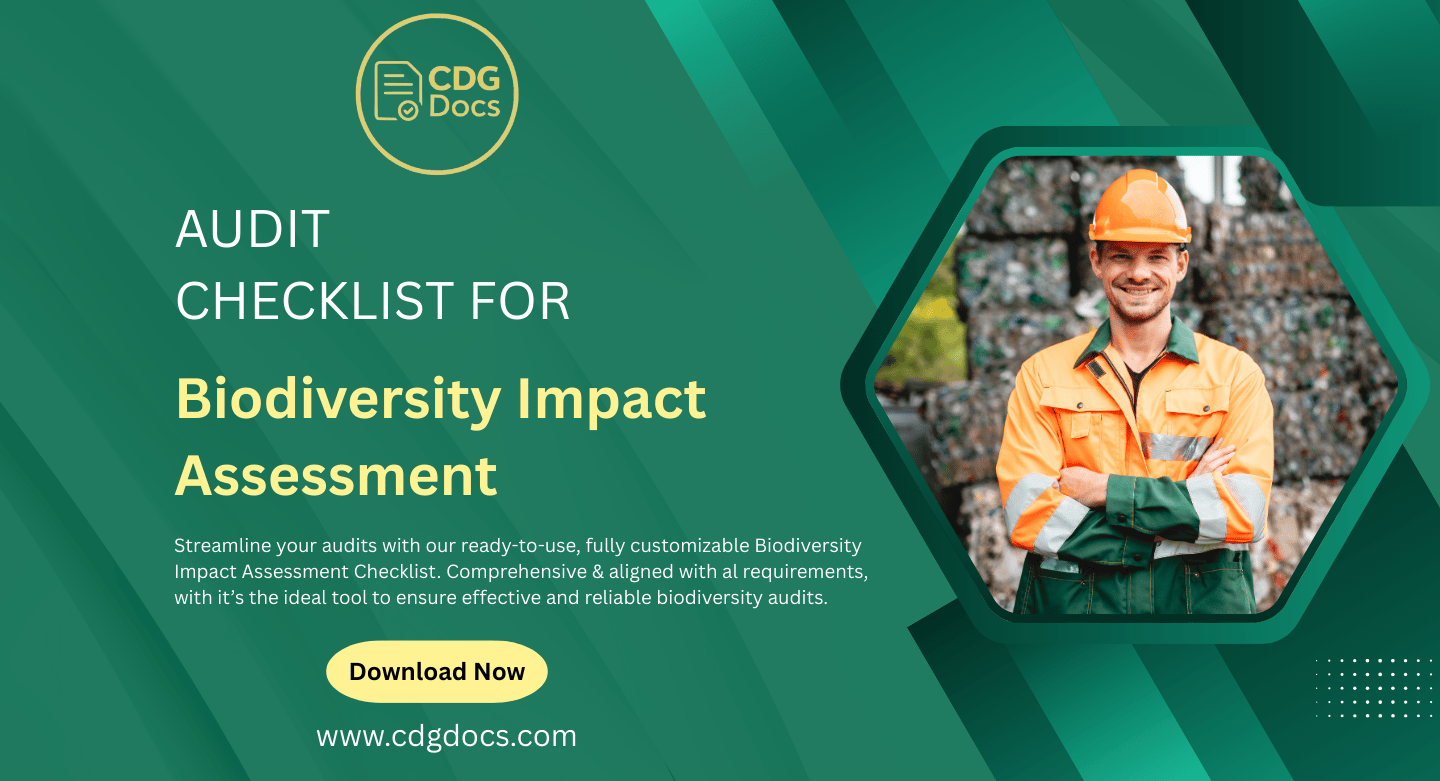 Biodiversity Impact Assessment Audit Checklist