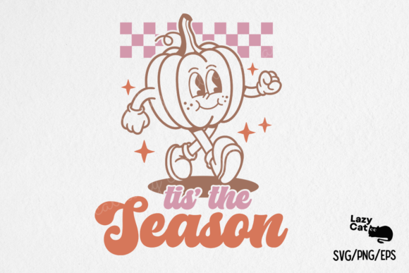 fall svg png bundle preview with color and black versions